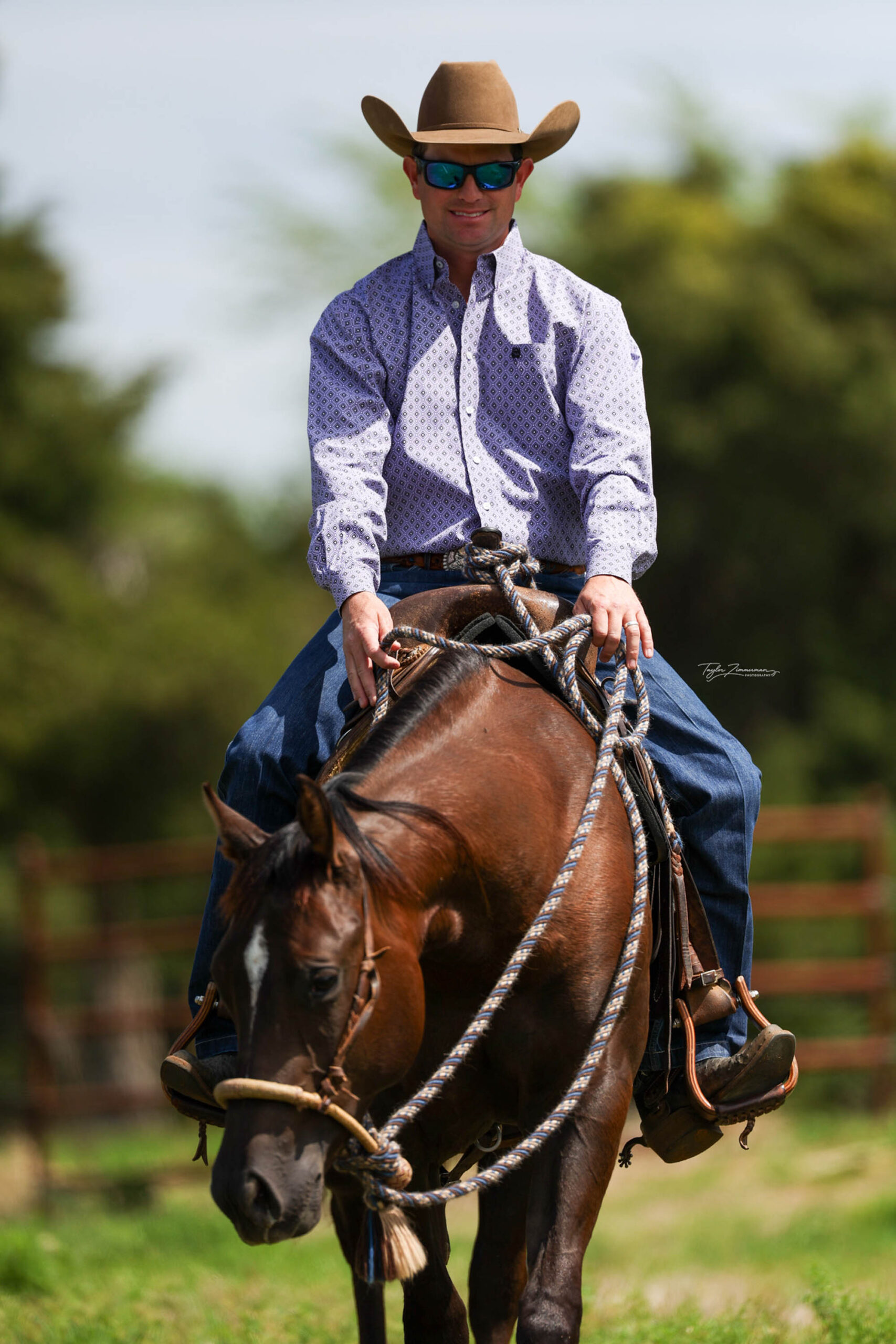 Training at Cedar Ridge Stallion Station