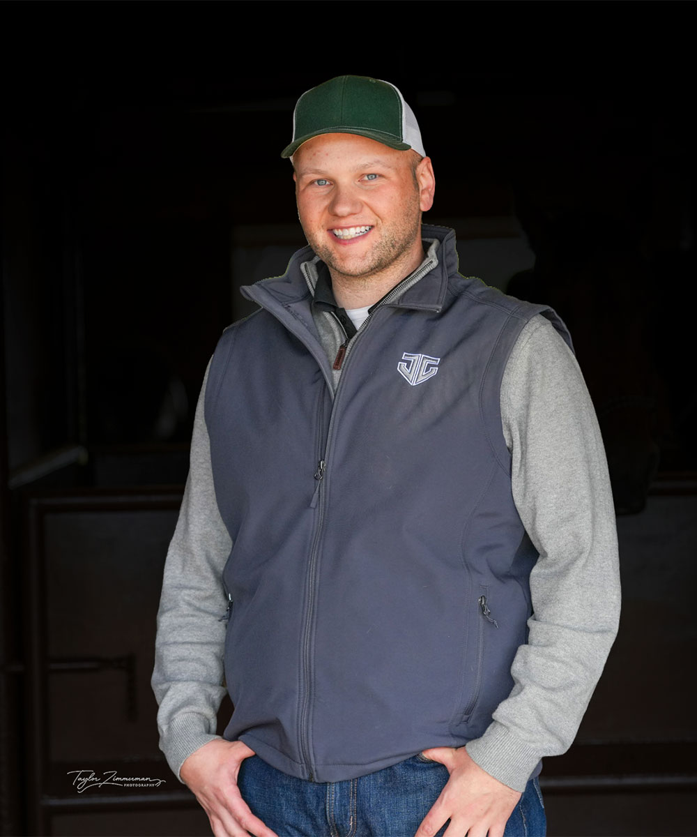 Tommy Diegel, Stallion Manager at Cedar Ridge Stallion Station